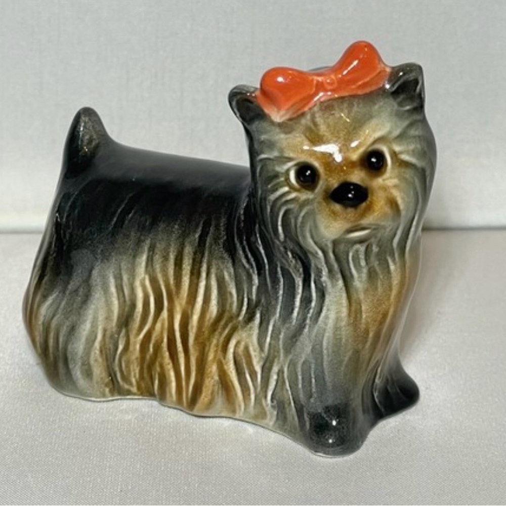 Vintage Goebel W. Germany Ceramic Yorkie Figurine